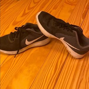 Nike shoes well loved but still much wear left